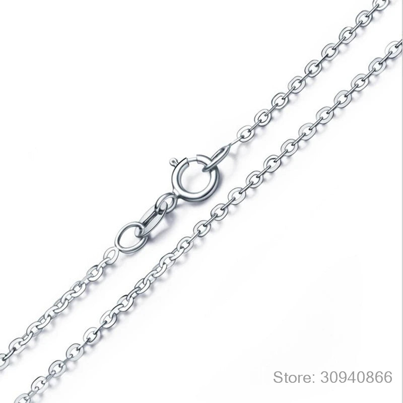 1 Carat Round Brilliant Cut D Color Moissanite Heart Arrow Pendant Necklace Silver 925 Diamond Gemstone Snowflake Necklace