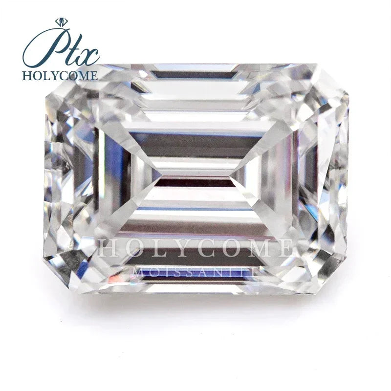 New 3X5-12x16mm Emerald Cut VVS1 With GRA Moissanite Certificate Loose Moissanite Diamond Test Positive Factory Wholesale Price