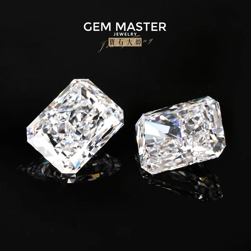 Radiant Diamond CVD HPHT 1ct 3ct 5ct 10ct Lab Diamond GIA IGI certificate DEF VVS Real Loose Lab Grown Diamond