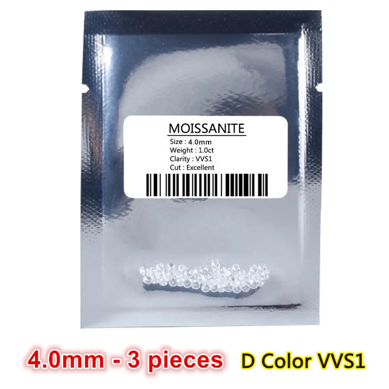 Super White Moissanite Pass Diamond Tester Pen 0.7mm-18mm Size D Color VVS1 EXCELLENT Cut Gemstone Wholesale Moissanita