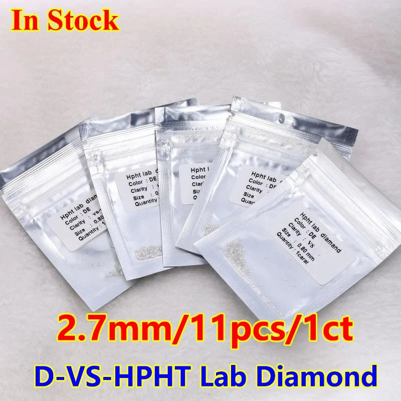 0.5-3CT IGI GIA Certificate HPHT CVD Lab Grown Diamond Loose 0.3/0.5CT DEFG VVS-SI Gemstone Super White for Wedding Fine Jewelry