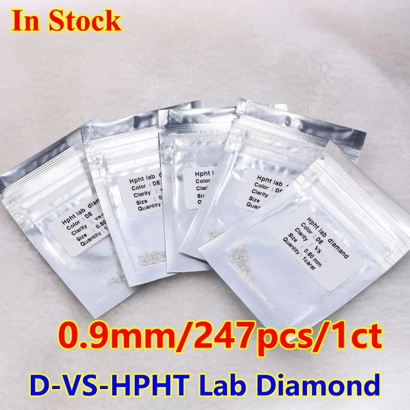 0.5-3CT IGI GIA Certificate HPHT CVD Lab Grown Diamond Loose 0.3/0.5CT DEFG VVS-SI Gemstone Super White for Wedding Fine Jewelry