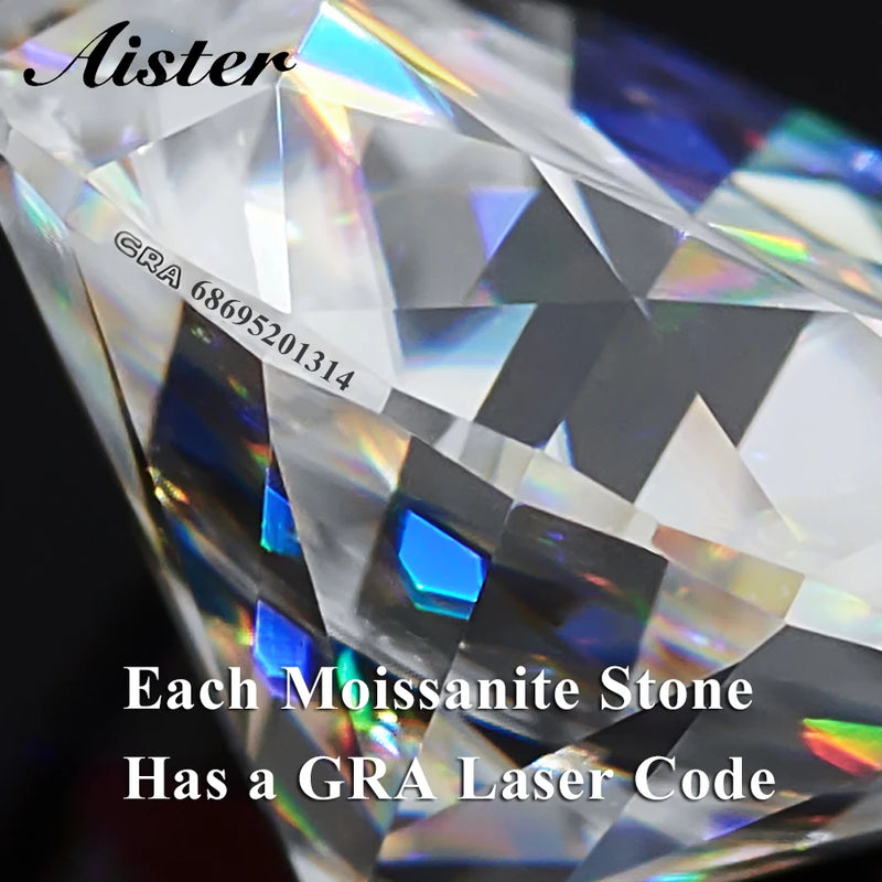 Wholesale D Color Moissanite Loose Stones 0.1-12.0ct VVS1 Certified Moissanite Lab Diamonds Pass Tester with GRA Certificate