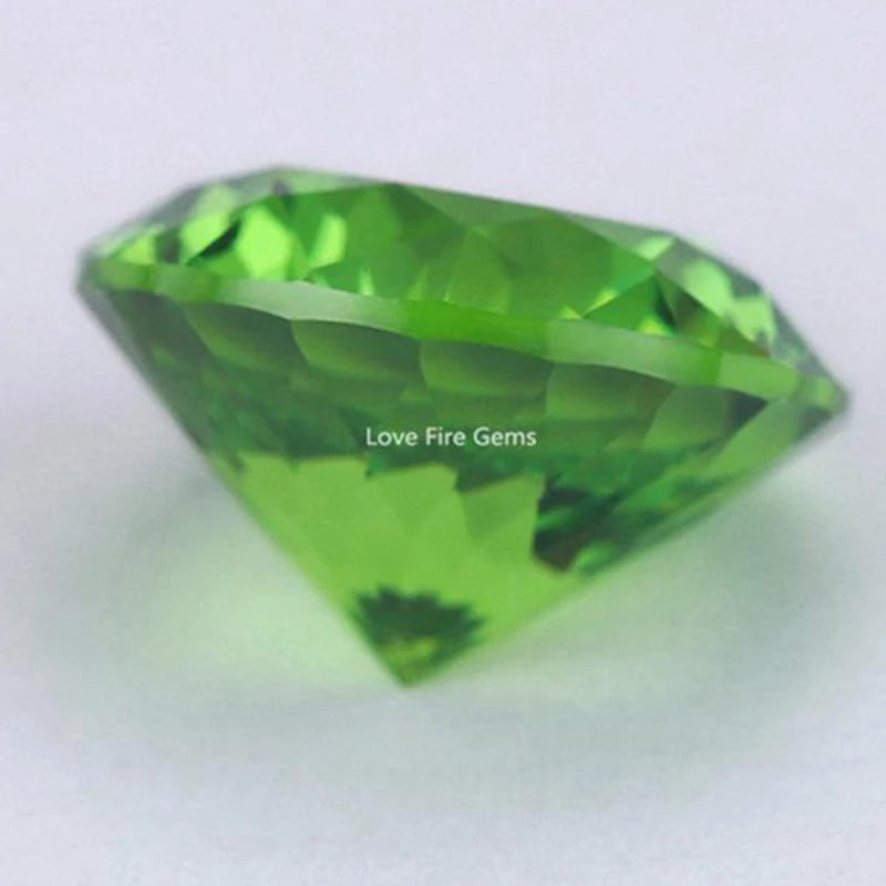 Natural Tsavorite Green Emerald Gemstone Round Cut 11.0mm 5.0 Cts VVS Gem Beads For Jewelry Making