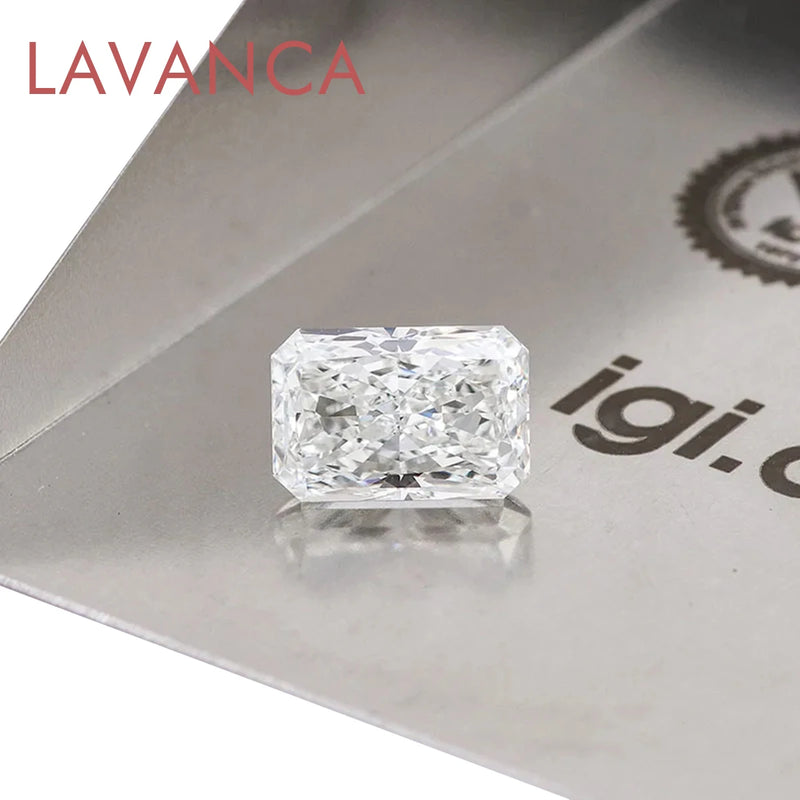 Radiant Cut CVD/HPHT Lab Grown Diamonds IGI Certficate D/E VVS Loose Diamonds Lab Created Diamonds For Fine Jewelry Made