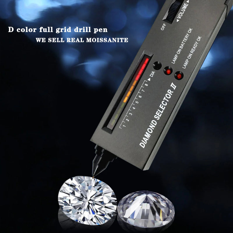 Real Oval Moissanite Loose Gemstones 0.1ct to 8ct D Color VVS1 Excellent Cut Pass Diamond Tester with GRA Certificate Engagement