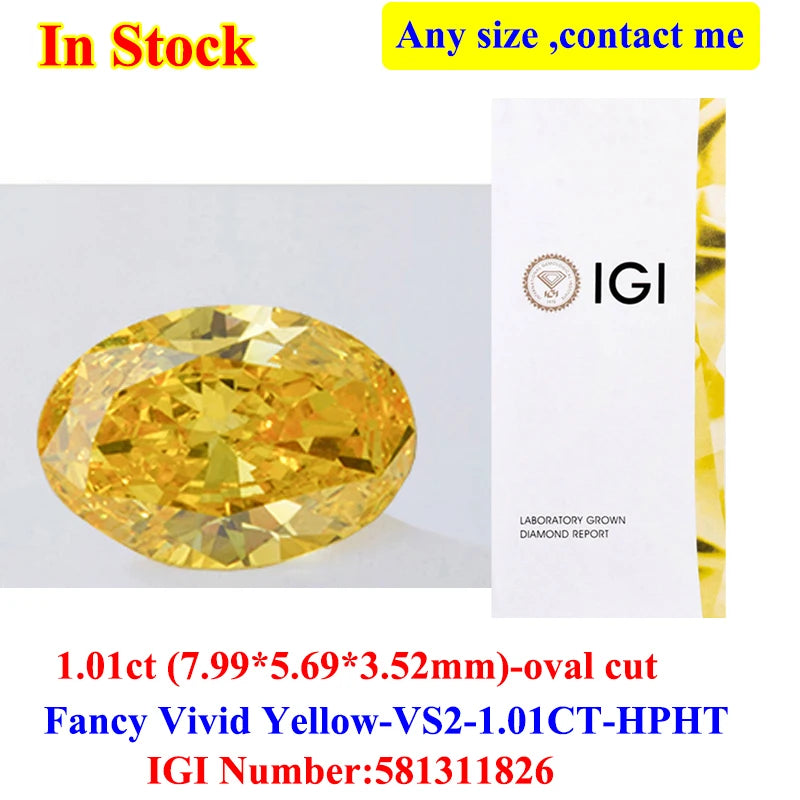 0.5-3CT IGI GIA Certificate HPHT CVD Lab Grown Diamond Loose 0.3/0.5CT DEFG VVS-SI Gemstone Super White for Wedding Fine Jewelry