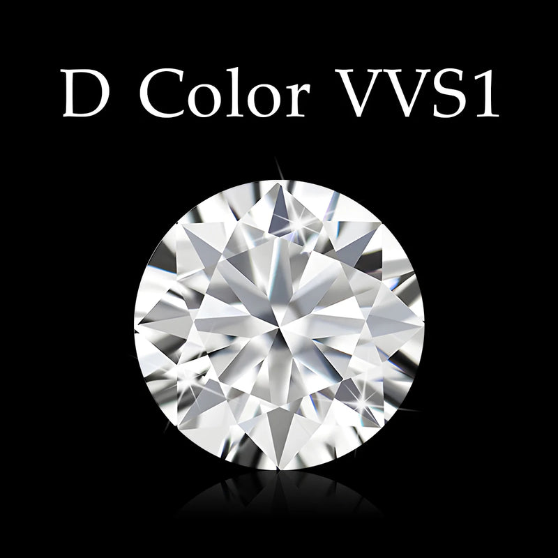 Free Shipping Items 0.1 To 10ct D Color VVS1 Moissanite Diamonds Certified Pass Diamond Test Moissanita Stones Promo Loose Gems