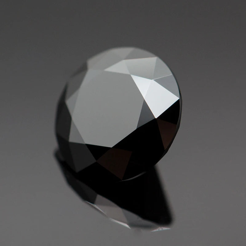 Never Fade Black Color Moissanite Loose Stones with GRA Certificate 3EX Round Cut 0.1-6.0ct Pass Diamond Tester