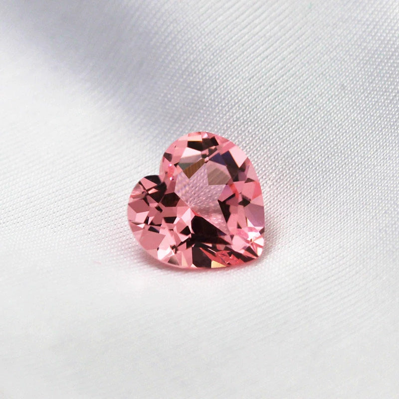 Fashion Corundum Pink Diamonds Stone Wedding Gem DIY Making Gem Corundum Morganite Jewelry Accessory