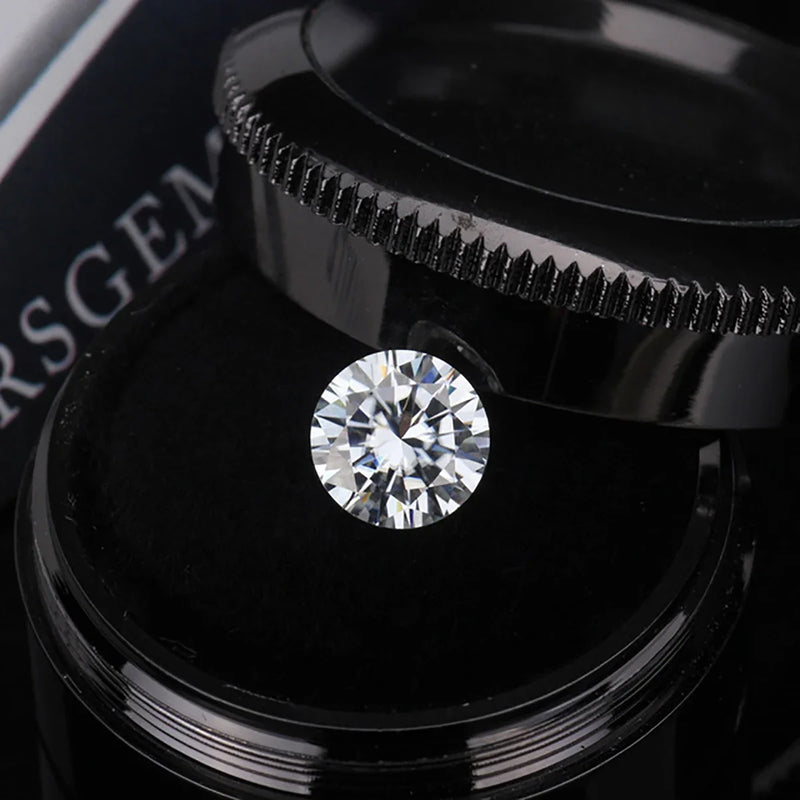 Loose Gemstones Real 1ct-10ct D Color Moissanite Round Brilliant Cut 3EX Lab Grown Diamond Moissanite GRA Certificate