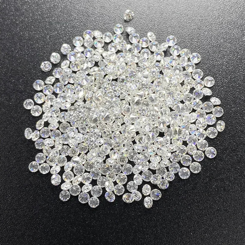 [ Full Size 0.7mm-20mm ] Wholesale 1CT Small Size Loose Moissanites Stones D Color VVS1 Gemstone Lab Grown Moissanite Diamonds