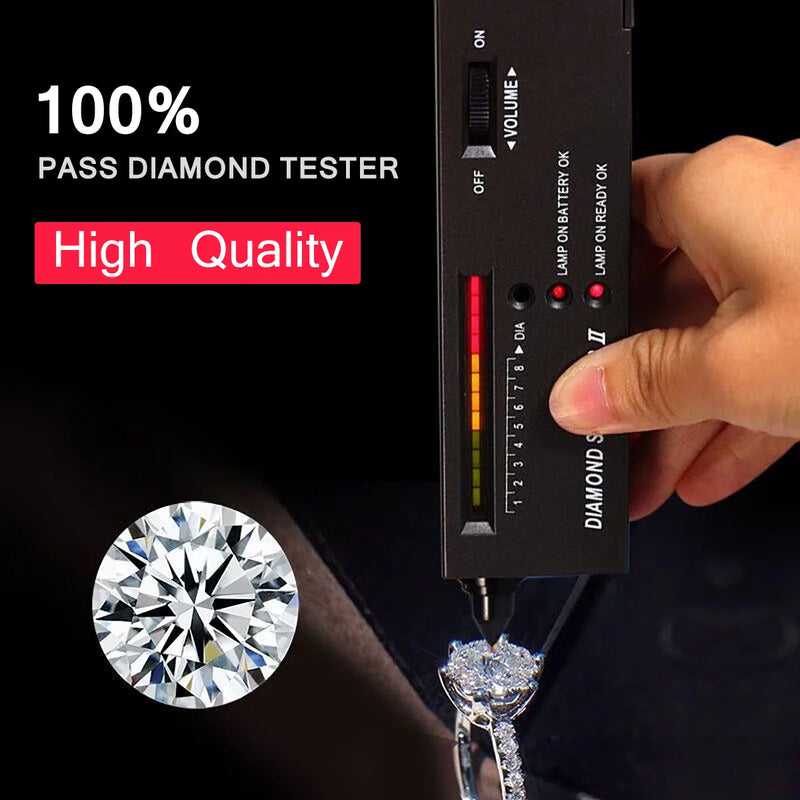 Free Shipping Items 0.1 To 10ct D Color VVS1 Moissanite Diamonds Certified Pass Diamond Test Moissanita Stones Promo Loose Gems