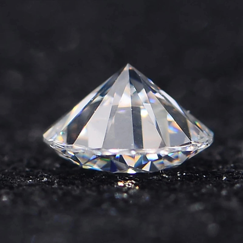 Vinregem 100% Passed Diamond Test Excellent Round Cut 6.5MM 1CT Real D Moissanite VVS1 GRA Loose Gemstone Fine Jewelry Wholesale