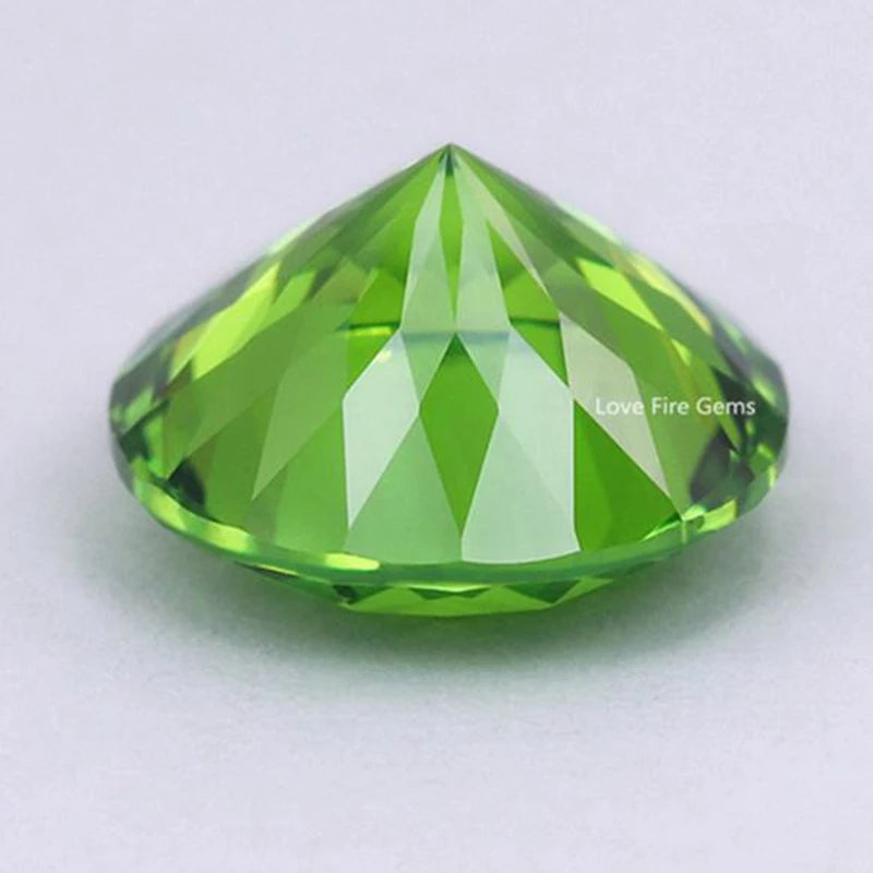 Natural Tsavorite Green Emerald Gemstone Round Cut 11.0mm 5.0 Cts VVS Gem Beads For Jewelry Making