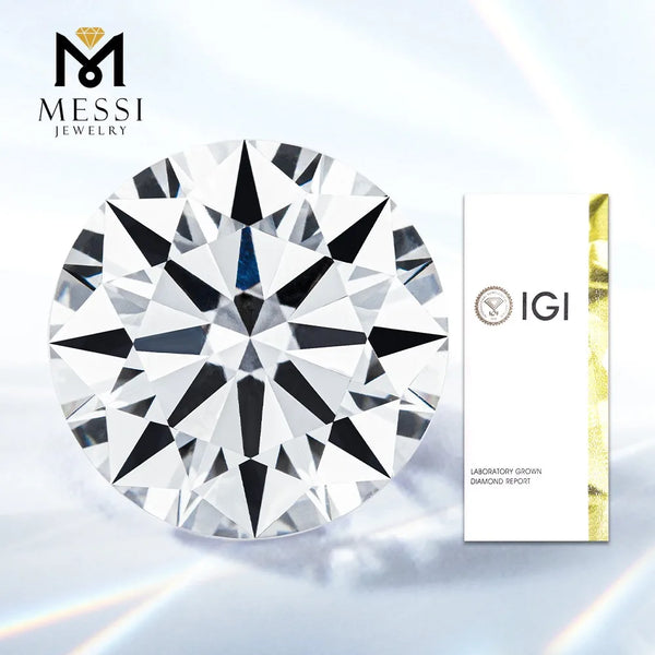 Messi Jewelry With IGI Certificate 1ct 1.5ct 2ct 2.5ct 3ct Lab Grown Diamond CVD HPHT Diamonds Stone Wholesale