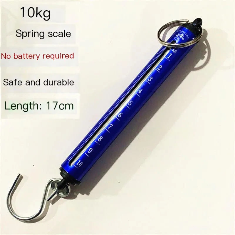 5kg 10kg 15kg 30kg 50kg household scale spring steel portable scale spring balance hook scale pocket-size scale no need battery