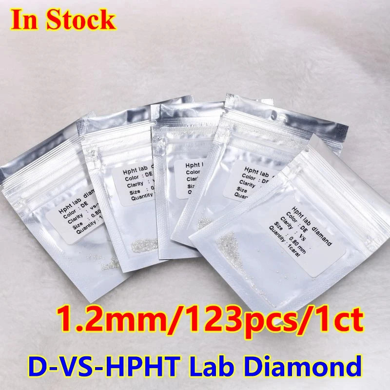 0.5-3CT IGI GIA Certificate HPHT CVD Lab Grown Diamond Loose 0.3/0.5CT DEFG VVS-SI Gemstone Super White for Wedding Fine Jewelry