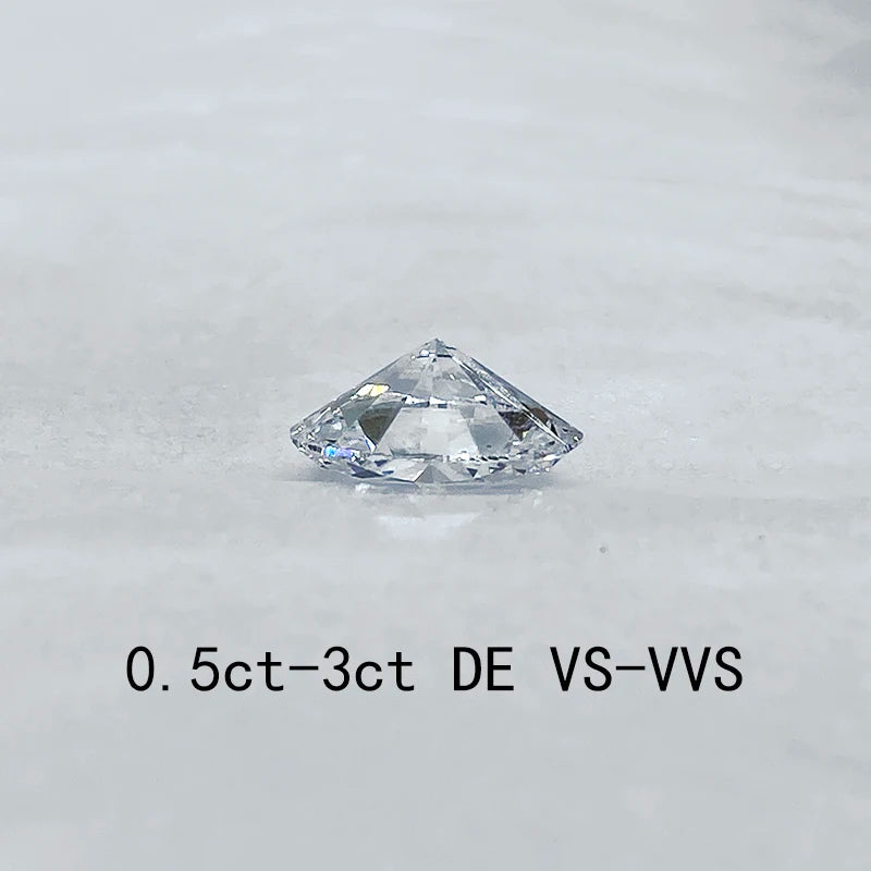 0.5-3ct Oval Cut Lab Grown Diamonds HPHT CVD Loose Diamond VS1-VVS DE Color IGI Certificate