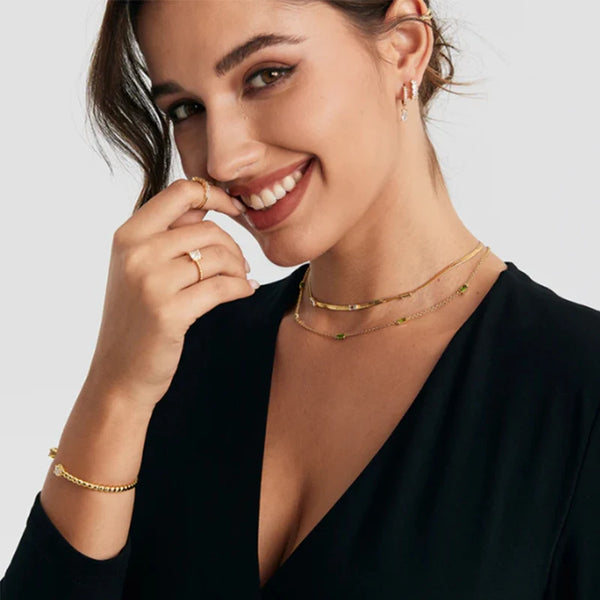 Lnngy Bead Moissanite Bracelet Exquisite Adjustable Cuff Bracelets For Women Girls 925 Sterling Silver Hand Chain Jewelry Gift